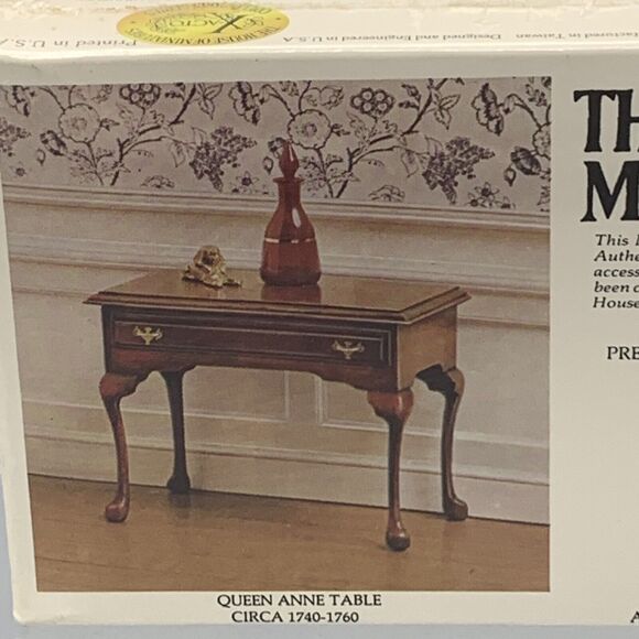 The House of Miniatures Queen Anne Table Dollhouse Kit 40038 X-ACTO Sealed NOS - Picture 3 of 8